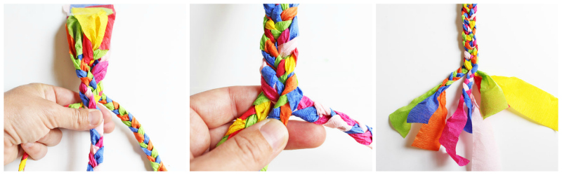 Design for Kids: Crepe Paper Bracelets