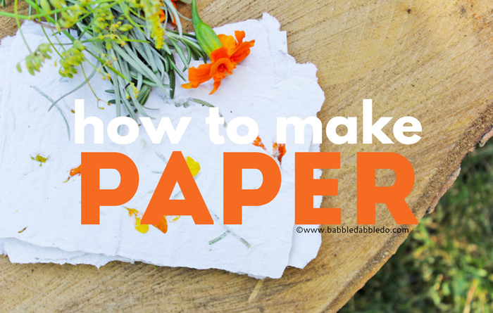 Learn how to make paper with this step-by-step tutorial featuring easily available materials.