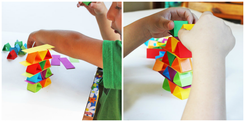 Science for Kids: Paper Building Blocks