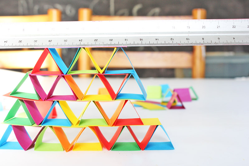Engineering for Kids: Make building blocks out of paper! Great way to illustrate how shape affects strength.