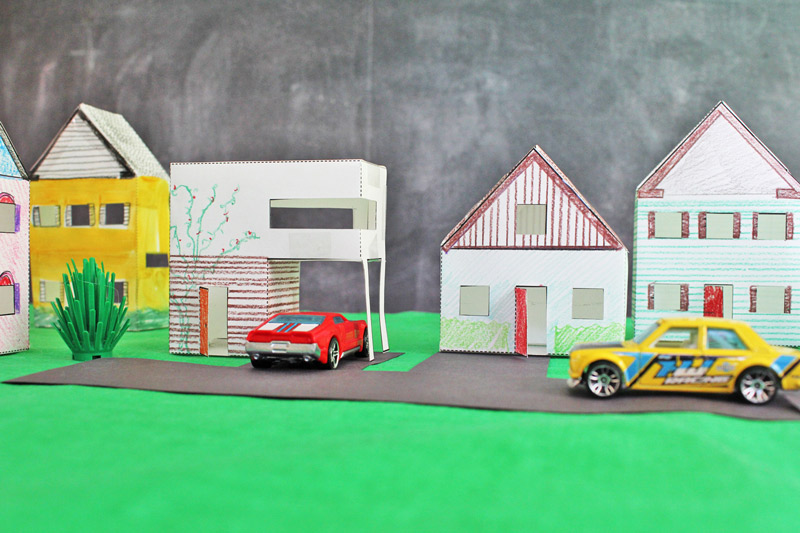 Design for Kids: Paper Houses BABBLE DABBLE DO