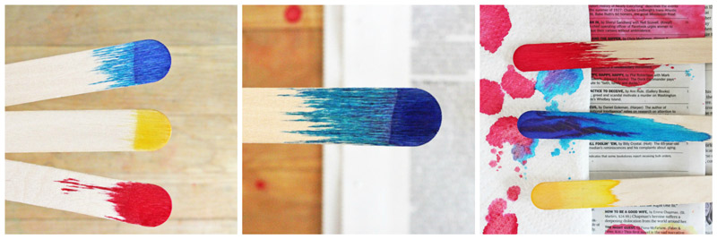 50 x Wooden Lollipop Sticks for Paint Mixing or Model Making 1 Lollipop Sticks 