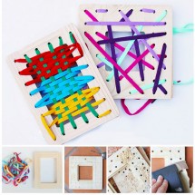 Fine Motor Skills Activity: Frame Lacers - Babble Dabble Do