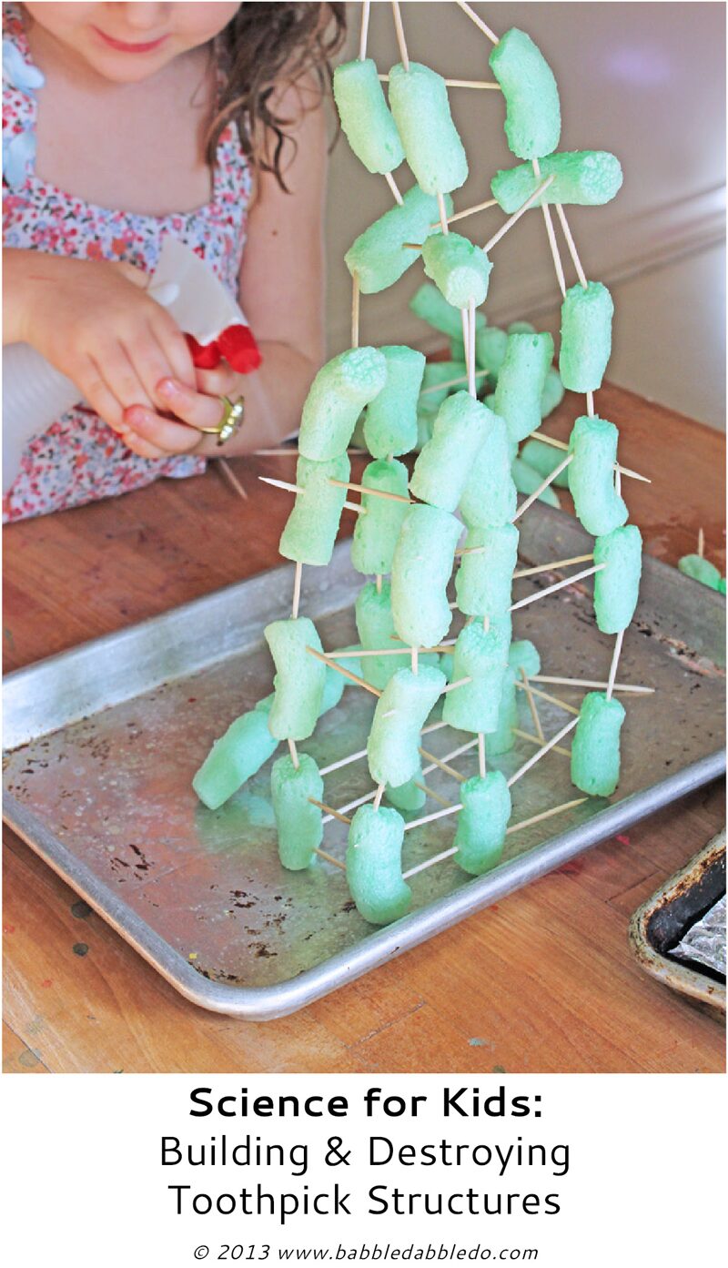Science for Kids: Toothpick Structures