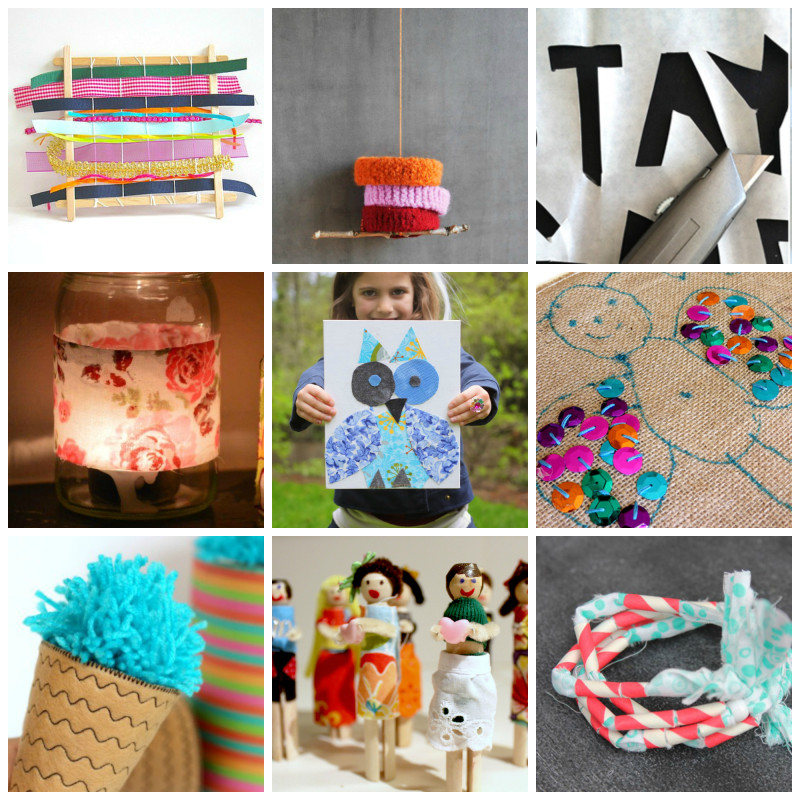 January on Babble Dabble Do: Fabric Crafts for Kids - Babble Dabble Do