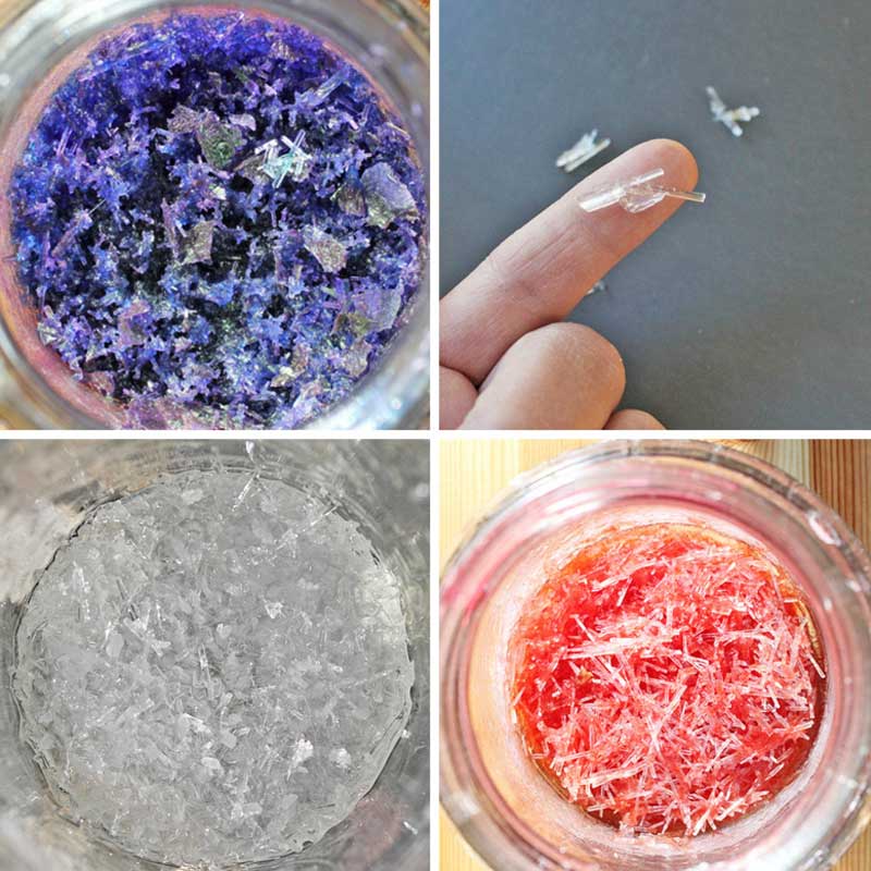 Make an overnight crystal garden from Epsom Salt!