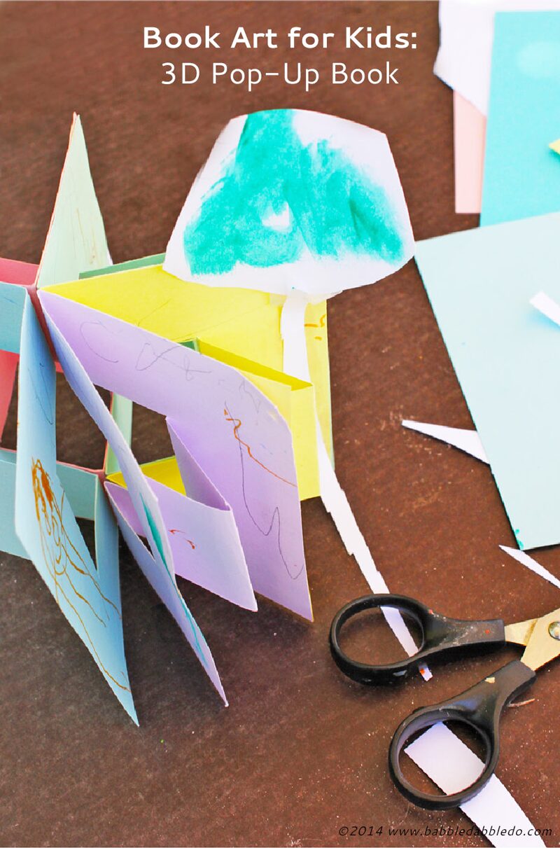 Learn how to make a simple DIY pop-up book that kids will love to fill with drawings and stories!