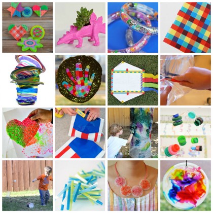 Babble-Dabble-Do-Plastic-Crafts-for-Kids-Round-up - Babble Dabble Do