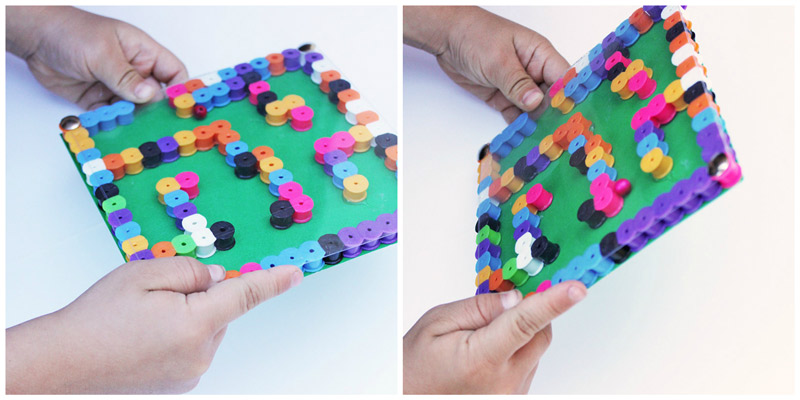 DIY Toy: Perler Bead Mazes