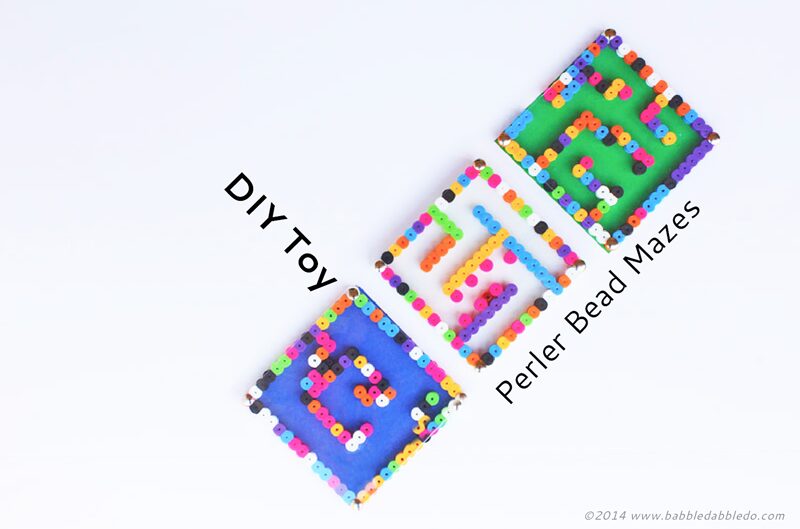 DIY Toy: Perler Bead Mazes