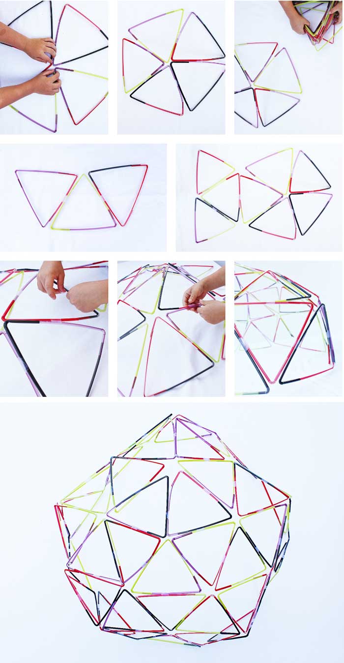 Learn how to make simple straw structures! Fun STEAM activity for kids!