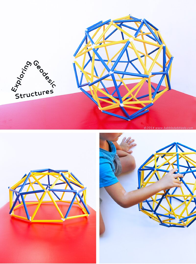 Engineering for Kids: Straw Geodesic Dome & Sphere - Babble Dabble Do