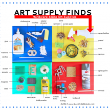 30+ Art Supplies from the Hardware Store