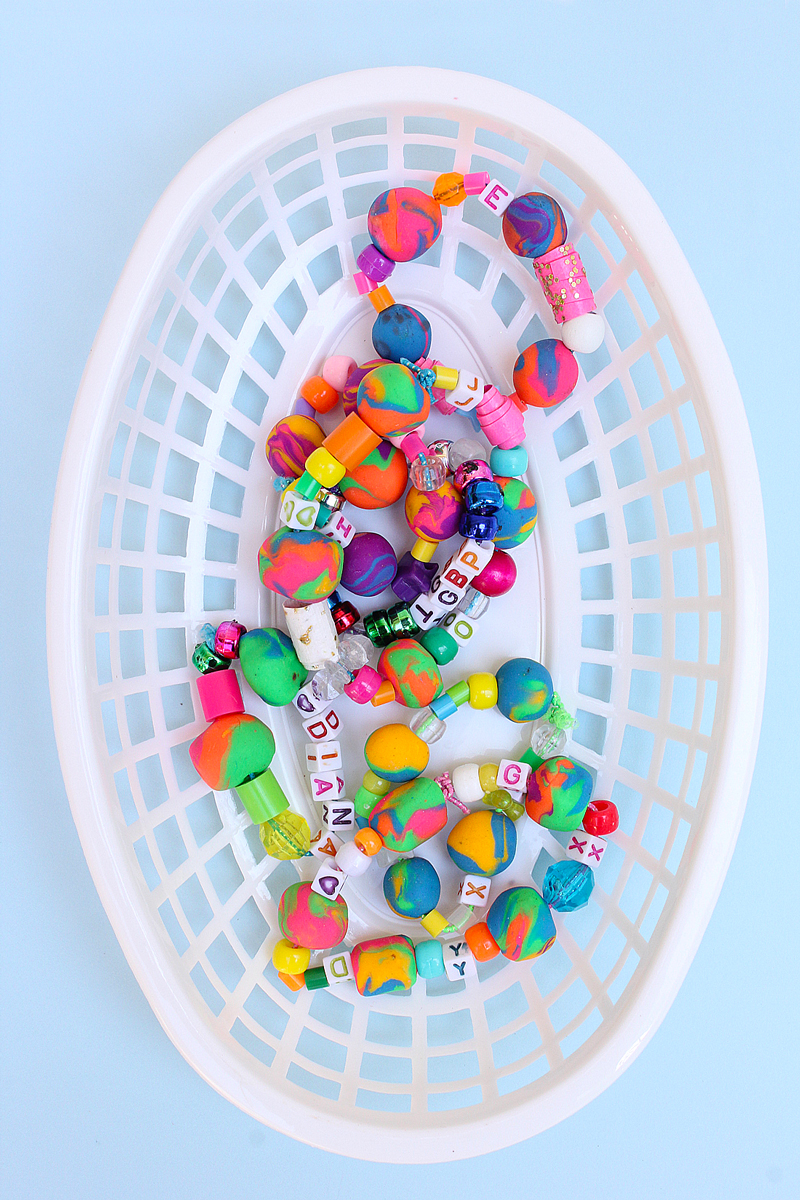 Back to School Craft: Eraser Bead Bracelets