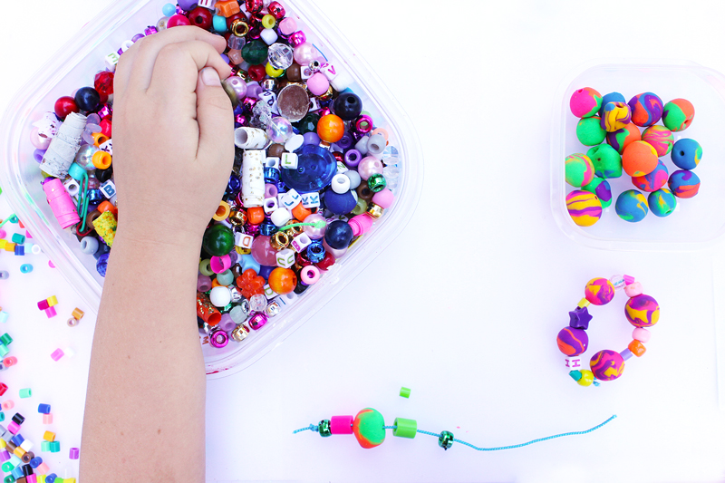 Back to School Craft: Eraser Bead Bracelets