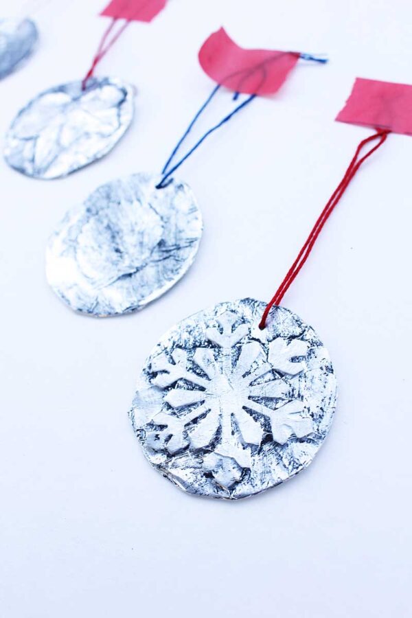 Homemade Christmas Ornaments | 5-Minute Embossed Ornaments - Babble ...