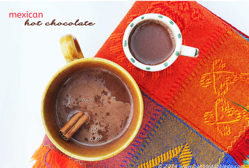 Cooking with Kids: Make Mexican Hot Chocolate to warm up on a cold day.