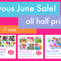 Get ready for summer: 3 Amazing eBooks on sale: June 1-7 with loads of activities for kids ages 0-8