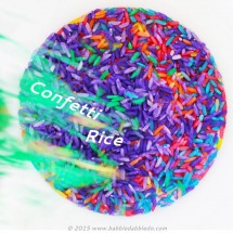 Sensory Play Ideas: Make Confetti Rice inspired by 150+ Screen-Free Activities for Kids book from Fun At Home With Kids