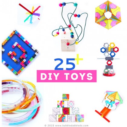 25+ DIY Toys you can make at home!