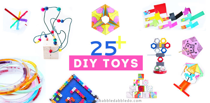 25+ DIY Toys you can make at home!
