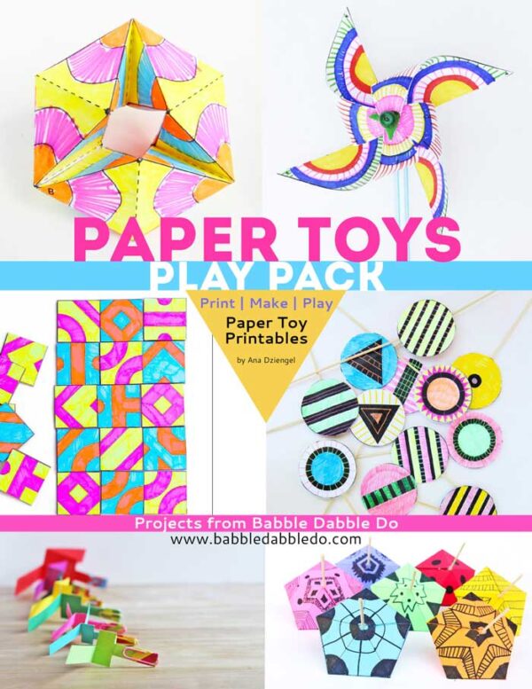 7 Paper Toys you can make at home. Templates, tips, and ideas to start creating.