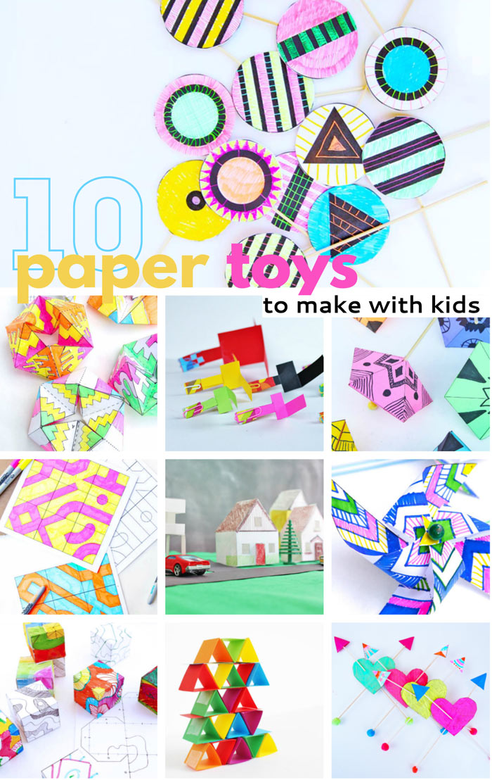 Easy And Fun Paper Toys To Make With Your Kids