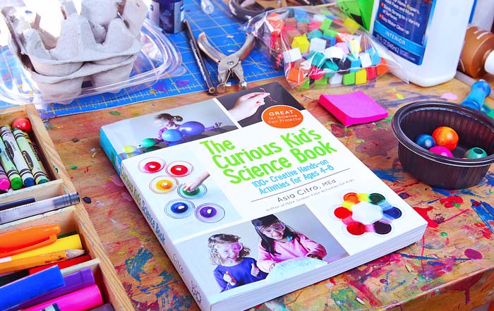 Learn how to make a DIY Marble Run from items in your recycling bin! Great engineering challenge for kids. Project from the new book The Curious Kid’s Science Book. 