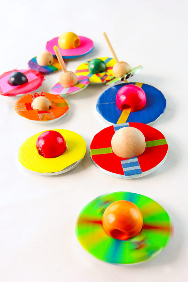 Diy Toy Idea Spin Finite Tops Babble Dabble Do