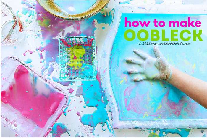 Learn how to make oobleck, a fascinating science experiment for kids of all ages that uses two simple ingredients: cornstarch and water.