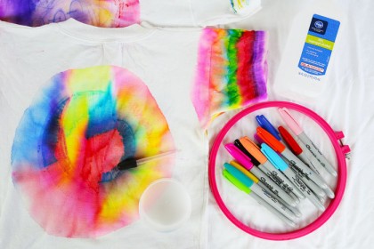 How to Do Sharpie Tie Dye - Babble Dabble Do