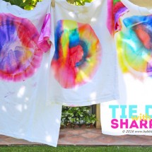 Learn how to make Sharpie Tie Dye T-Shirts and turn it into a color mixing experiment as well!