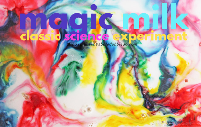 See Exploding Colors in the Magic Milk Experiment