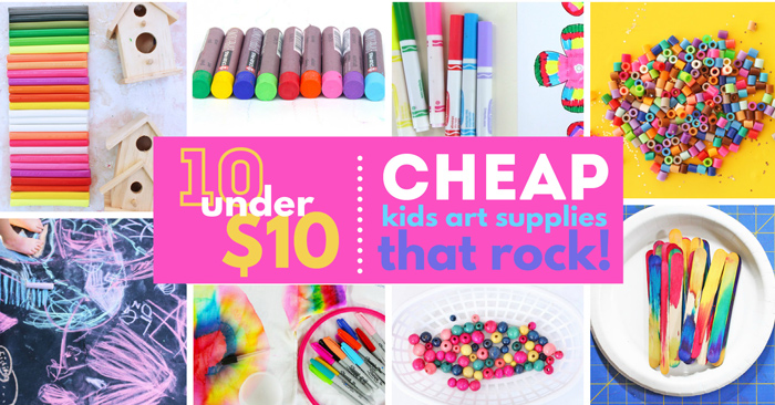 10 under $10: Cheap Kids Art Supplies That Rock! - Babble Dabble Do