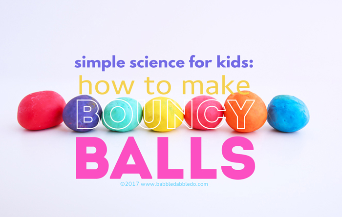 Learn how to make  DIY Bouncy Balls with simple ingredients from your kitchen!