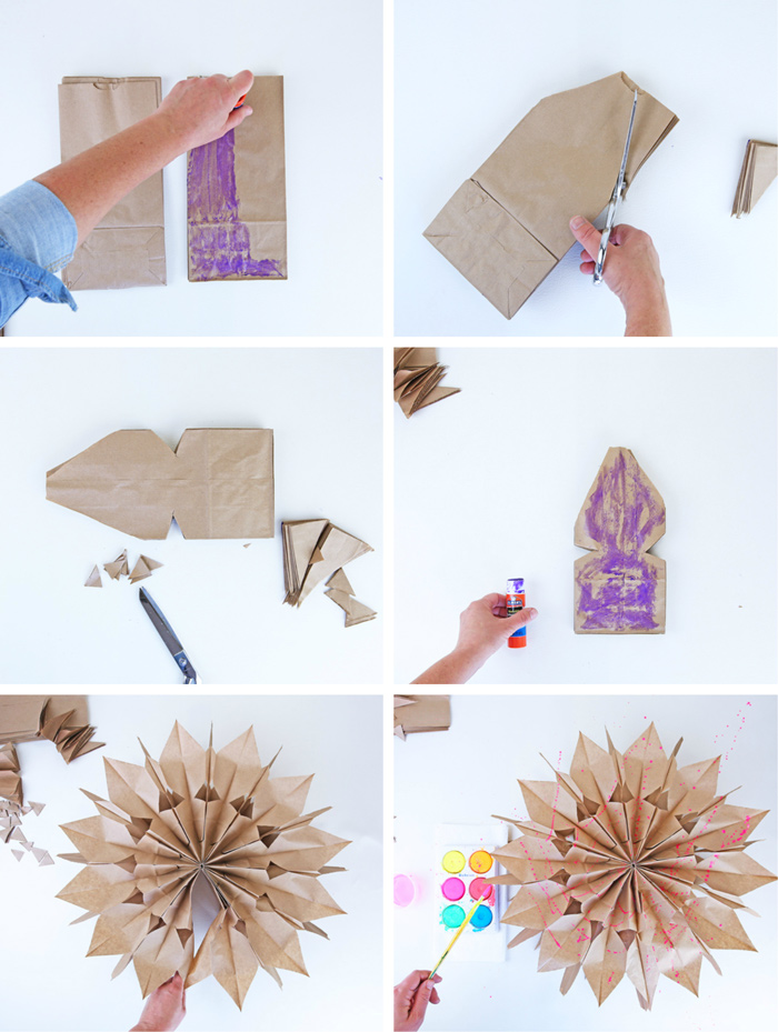How to Make Paper Stars From Lunch Bags Babble Dabble Do