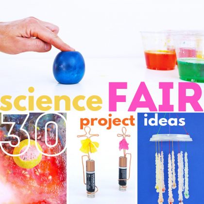 30+ Science Fair Project Ideas for Kids- based on grade level.