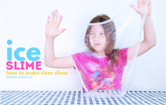 How to Make Easy Clear Slime Recipe - Best Clear Slime - Natural