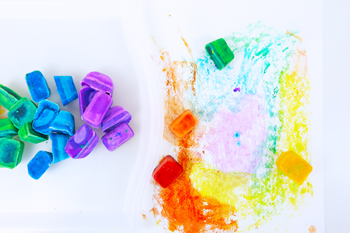 Learn how to make goop...and freeze it! Use it for sensory play, science, art and more. Project from the book STEAM Play & Learn.