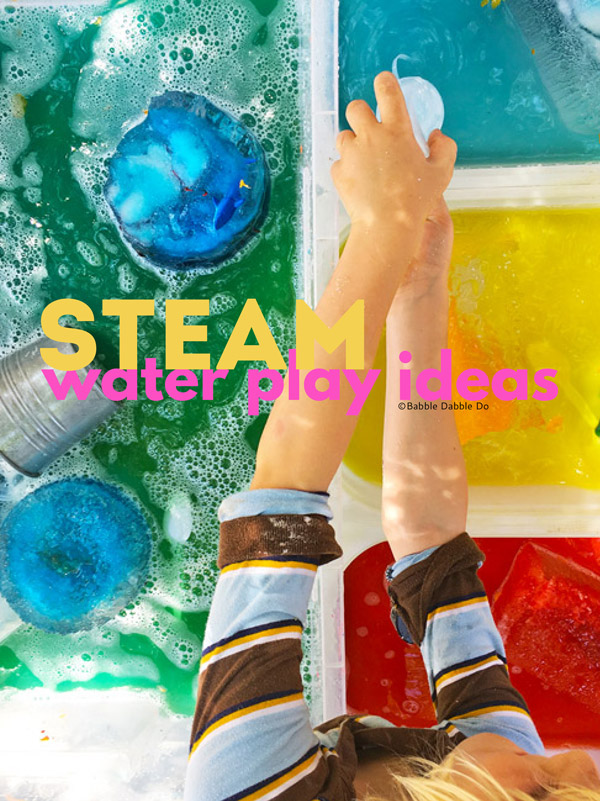 10 irresistible STEAM water play ideas just perfect for hot summer days!