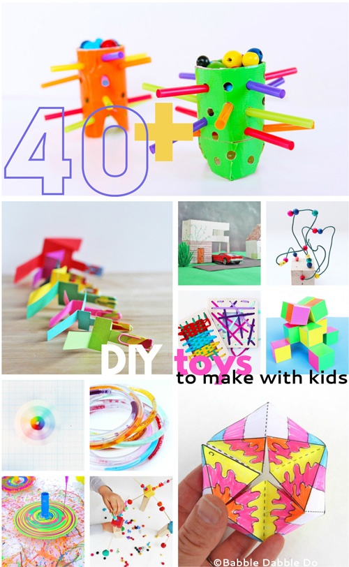 40 Of The Best DIY Toys To Make With Kids! 
