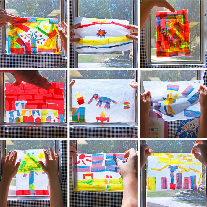 Easy {and EDIBLE} Mosaics for Kids: An art project you can eat afterwards!