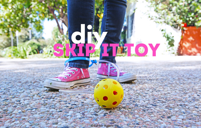 Homemade Toy Idea: DIY Skip-It - Babble Dabble Do