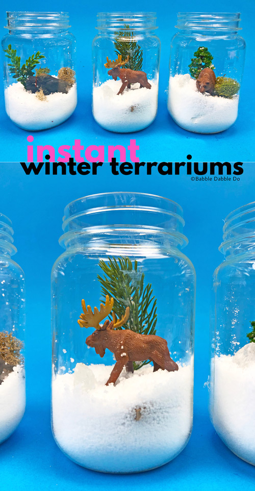 How To Make An "Instant" Winter Terrarium For Kids