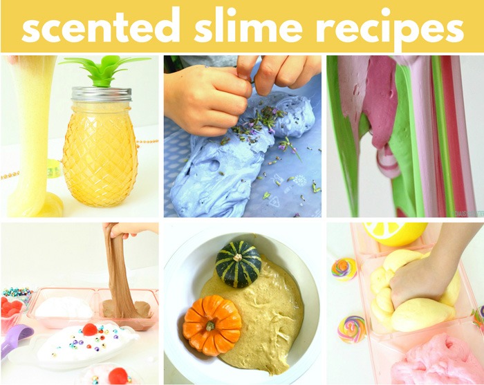 Scented slime recipes for kids