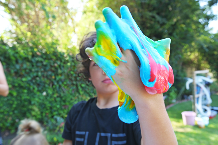 Slime is an incredible chemistry project full of problem solving, testing, and evaluating and a wonderful sensory activity for older kids!