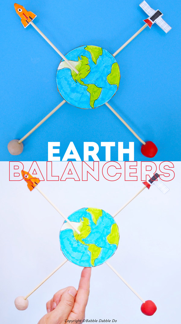 Earth Balancers: This Earth Day activity demonstrates STEAM concepts and opens the door to conversations with kids about the environmental choices we make. 