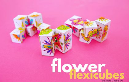 Flower Flexicubes: An incredible DIY flower puzzle that will blow your mind!
