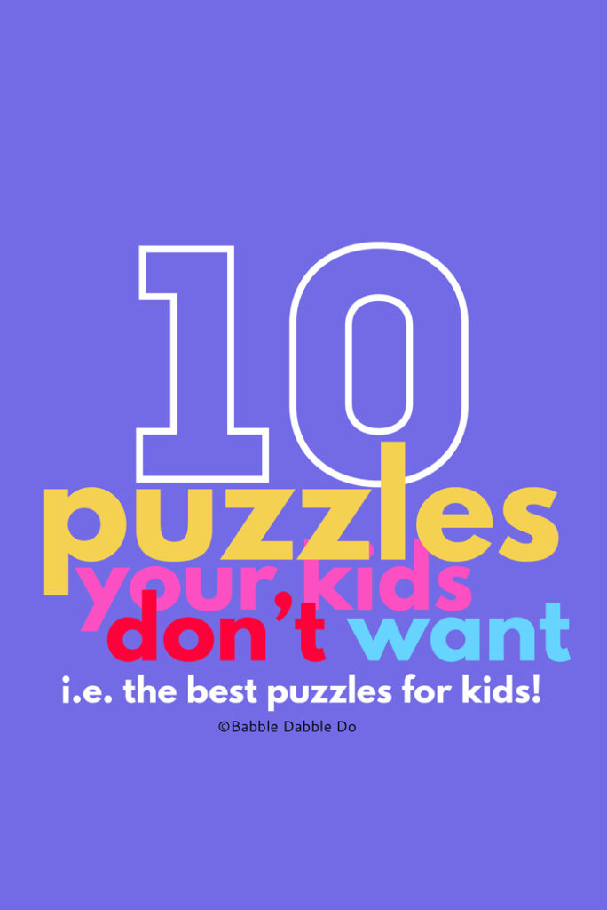 The best puzzles for kids tap into their problem solving skills and help them develop logical reasoning. Here are 10 of our favorites!