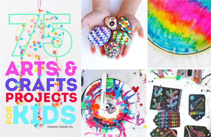 75 of the Best Arts and Crafts for Kids. From classic to quirky, there's something for everyone on this massive list of arts and crafts projects for kids!